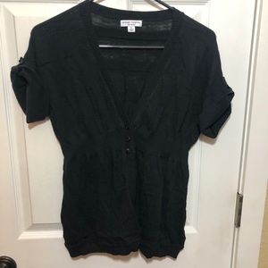 Liz Lange Maternity XS short sleeve button top